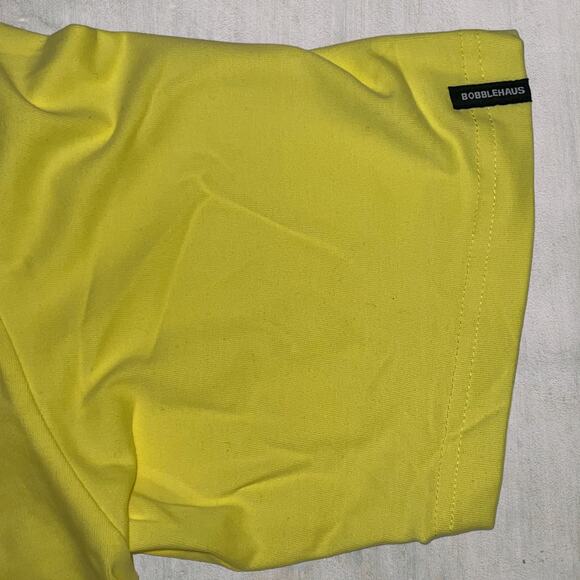 BOBBLEHAUS XL Yellow Graphic Tee Pop Art Print – Sustainable Streetwear - New - Picture 7 of 11